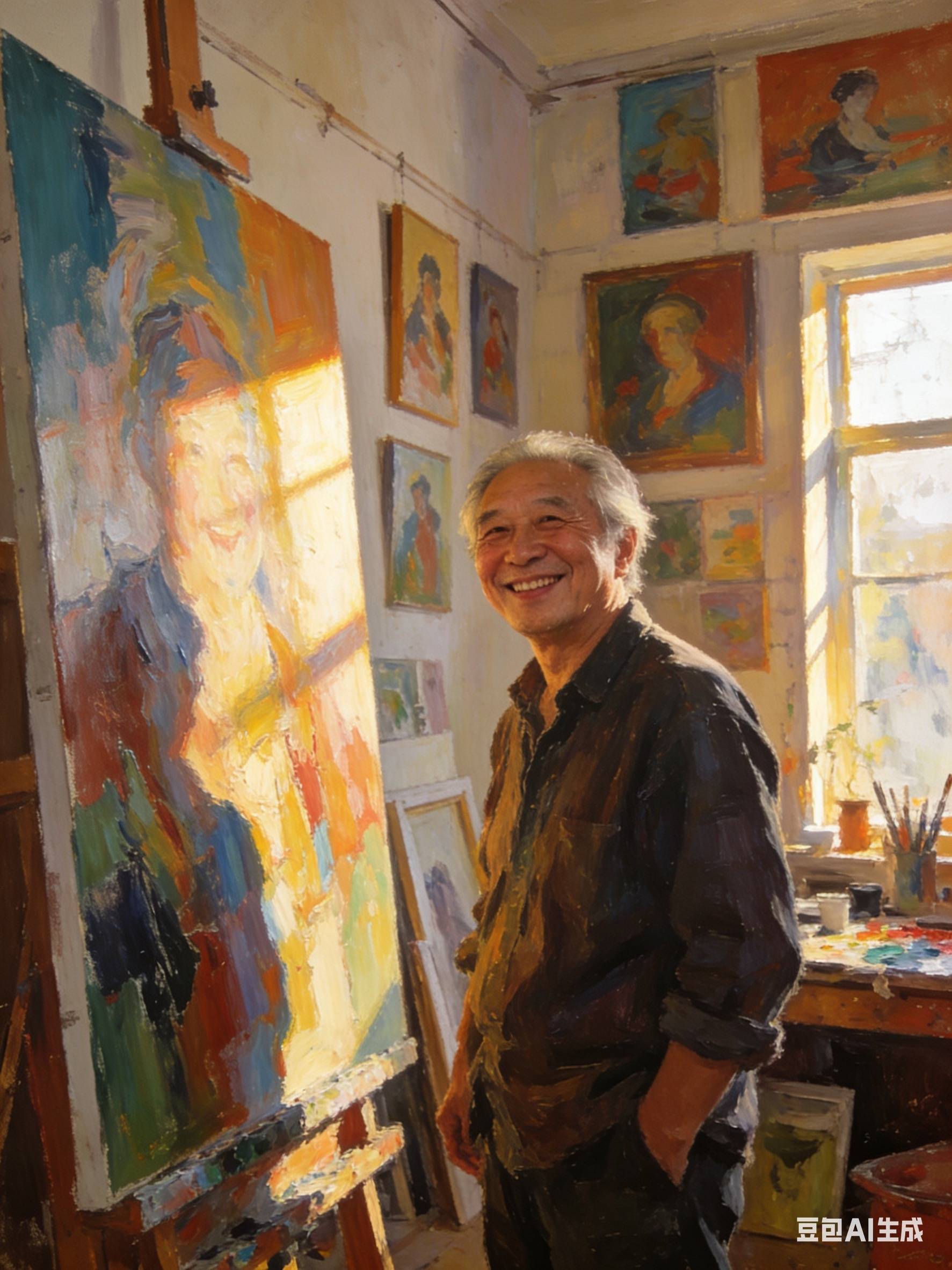 墨勾勒生活诗意用色彩传递内心热爱开元棋牌app吕文扬绘画大师以笔(图1)